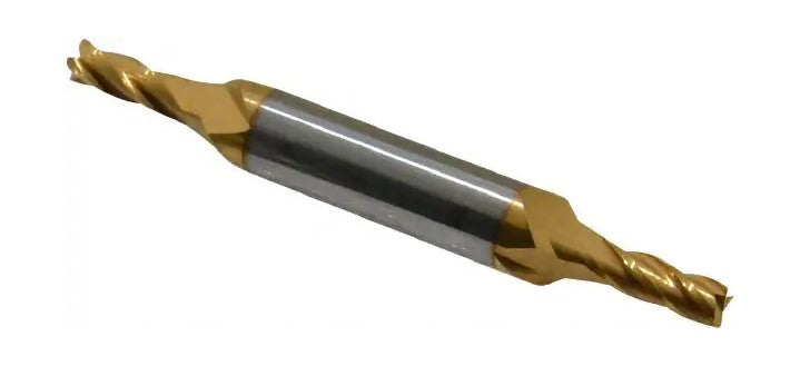 45-491-8 TiN Coated 4-Flute Double End Mill 3/16