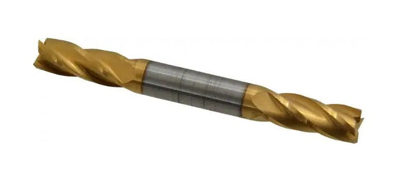 45-499-1 TiN Coated 4-Flute Double End Mill .375