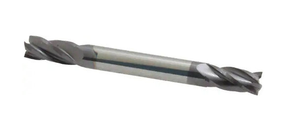 45-505-5 AlTiN Coated 4-Flute Double End Mill 1/4