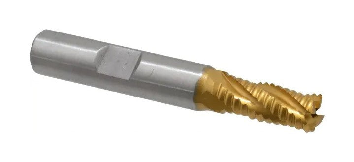 47-523-6 M-42 Cobalt TiN Coated Roughing End Mill 5/16