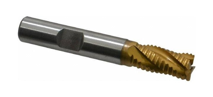 47-524-4 M-42 Cobalt TiN Coated Roughing End Mill 3/8