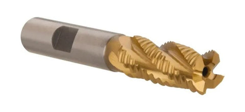 47-530-1 M-42 Cobalt TiN Coated Roughing End Mill 9/16