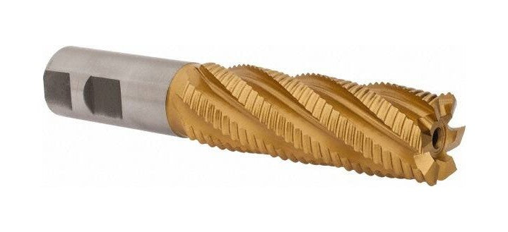 47-548-3 M-42 Cobalt TiN Coated Roughing End Mill 1-1/8