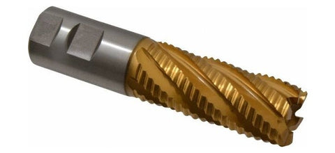 47-551-7 M-42 Cobalt TiN Coated Roughing End Mill 1.25