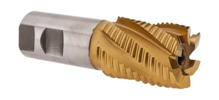 47-554-1 M-42 Cobalt TiN Coated Roughing End Mill 1.5" x 4.5" OAL Cutting Tools SPI   