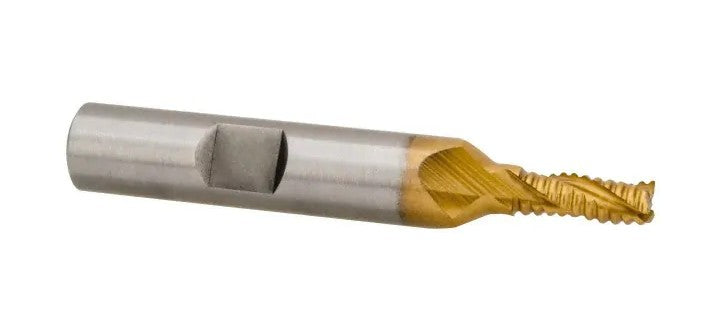 47-644-0 M-42 Cobalt TiN Coated Roughing End Mill 3/16