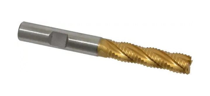 47-650-7 M-42 Cobalt TiN Coated Roughing End Mill 3/8