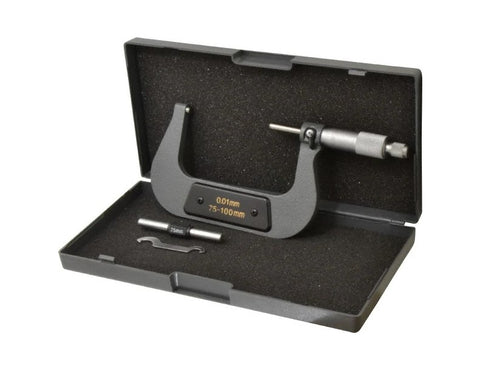 50-096-7 Economy Outside Micrometer 75-100mm Standard Micrometers SPI   