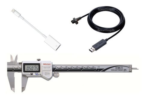 500-762-20-USBi Mitutoyo Coolant Proof Caliper 6