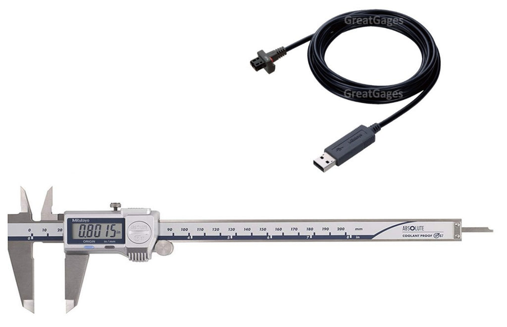 500-763-20-USB Mitutoyo Coolant Proof Caliper 8