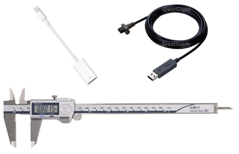 500-763-20-USBi Mitutoyo Coolant Proof Caliper 8