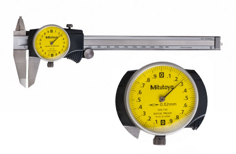 VXB Dial Vernier Caliper 0-150mm – Old School Precision Metric Measuring Tool, Bearings Type