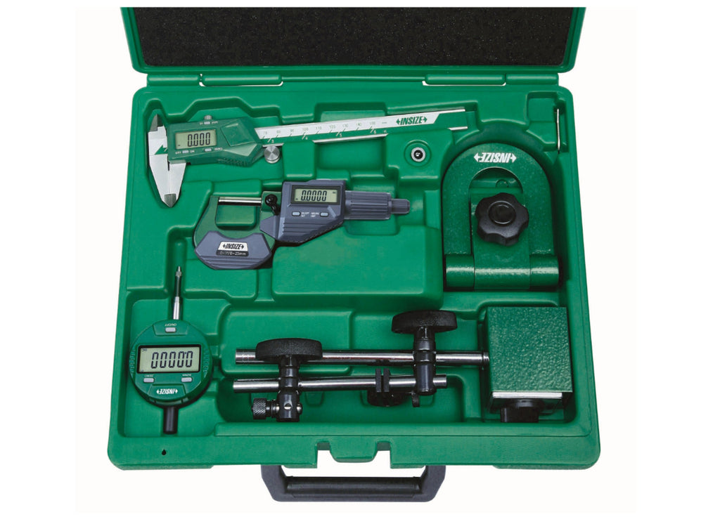 5052-E INSIZE 5pc Electronic Measuring Tool Set Precision Tool Kit Insize   