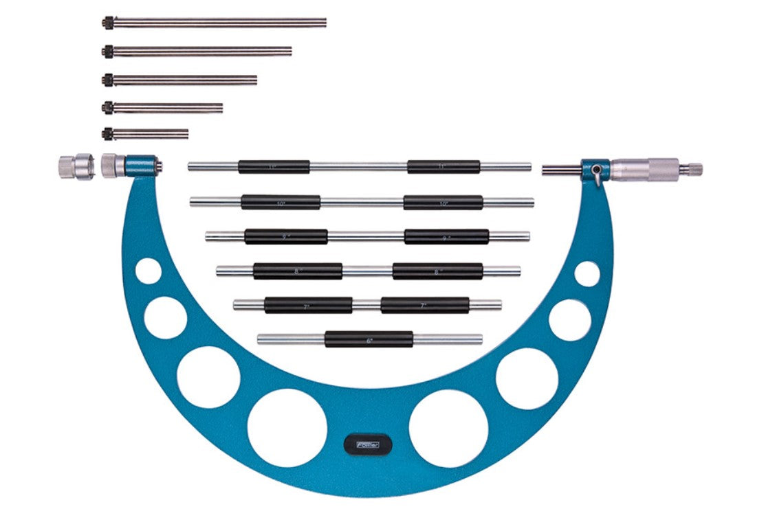 Fowler Interchangeable Anvil Micrometer 52-401-222-1