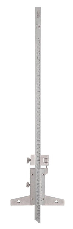527-113 Mitutoyo Vernier Depth Gage 0-12" Dial Depth Gage Mitutoyo   