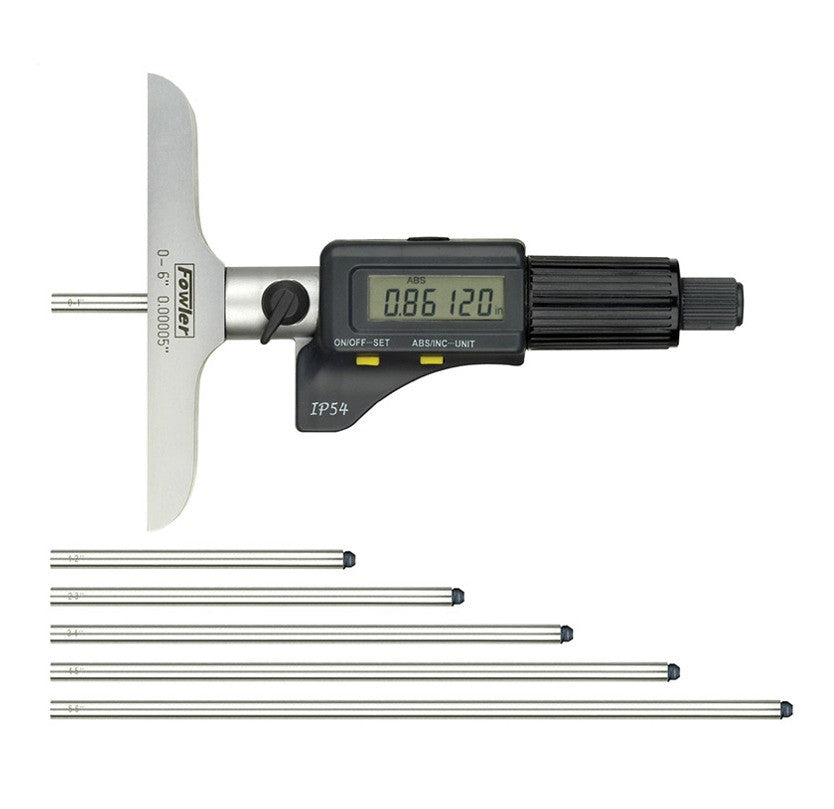 54-225-456 Fowler Depth Micrometer