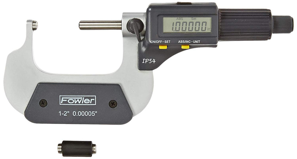 54-860-212-1 Fowler Ball Anvil & Spindle Micrometer 1-2