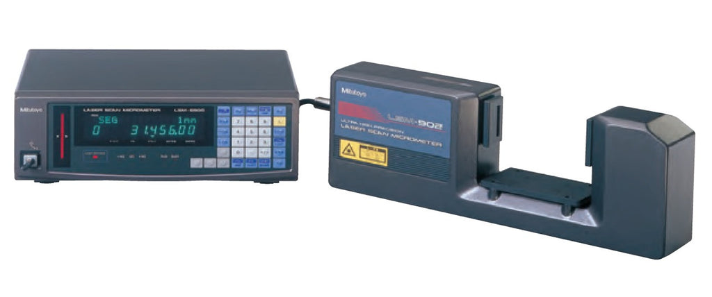 544-499A Mitutoyo Laser Scan Micrometer 902H & Display