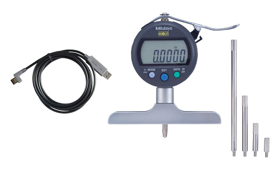 547-258S-USB Mitutoyo Depth Gage 8" Range to USB Direct Package Digital Depth Gage Mitutoyo   