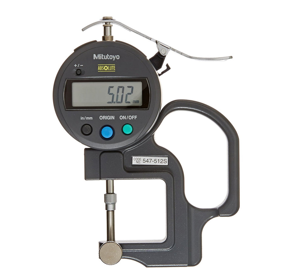 547-512S Mitutoyo Thickness Gage Digital Thickness Gage Mitutoyo   