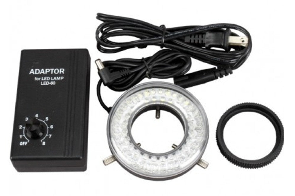 60 LED Adjustable Ring Light Microscope Accessories vendor-unknown   