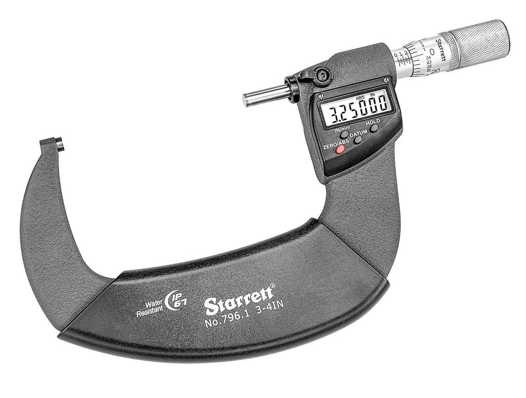 796.1XFL-4 Starrett Electronic Micrometer 3-4