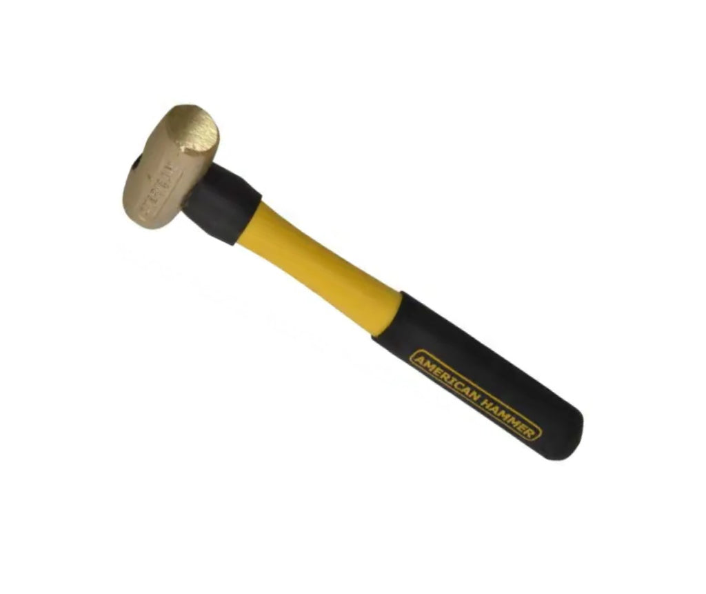 No-Mar Brass Hammer with Fiberglass Handle - Various Sizes Hammers SPI 24 oz.  