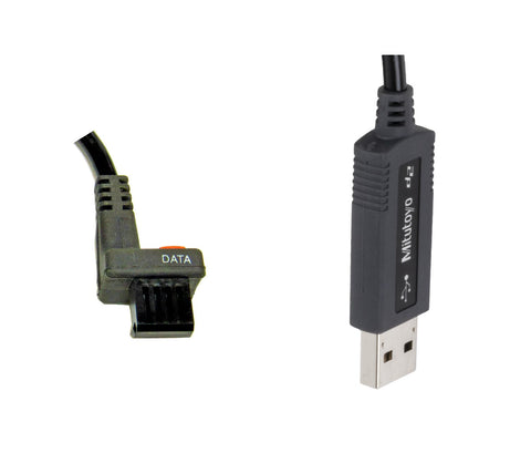 06AFM380C Mitutoyo Caliper USB Input Tool Direct Cable, Type C USB Direct Interface Cables Mitutoyo   