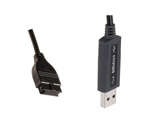 600-440-KB-USB Mitutoyo Gage 10-Pin Connector to USB Cable