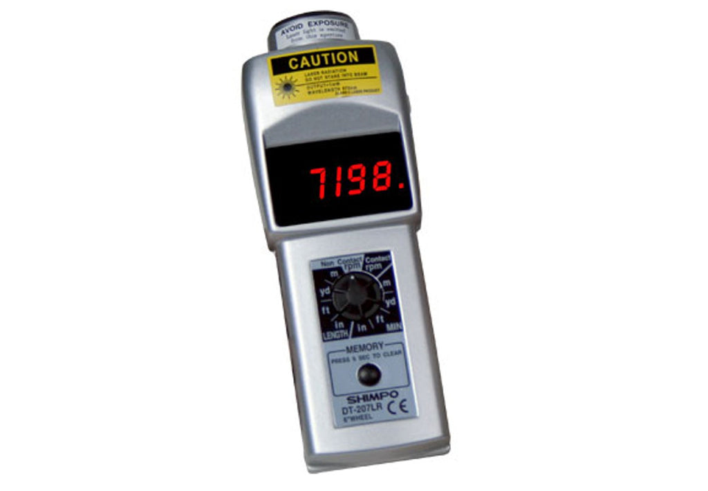 DT-207LR Combo Laser LED Tachometer