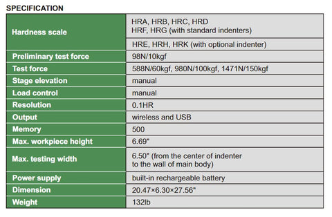 ISH-RD200 INSIZE Digital Rockwell Hardness Tester Portable Hardness Testers Insize   