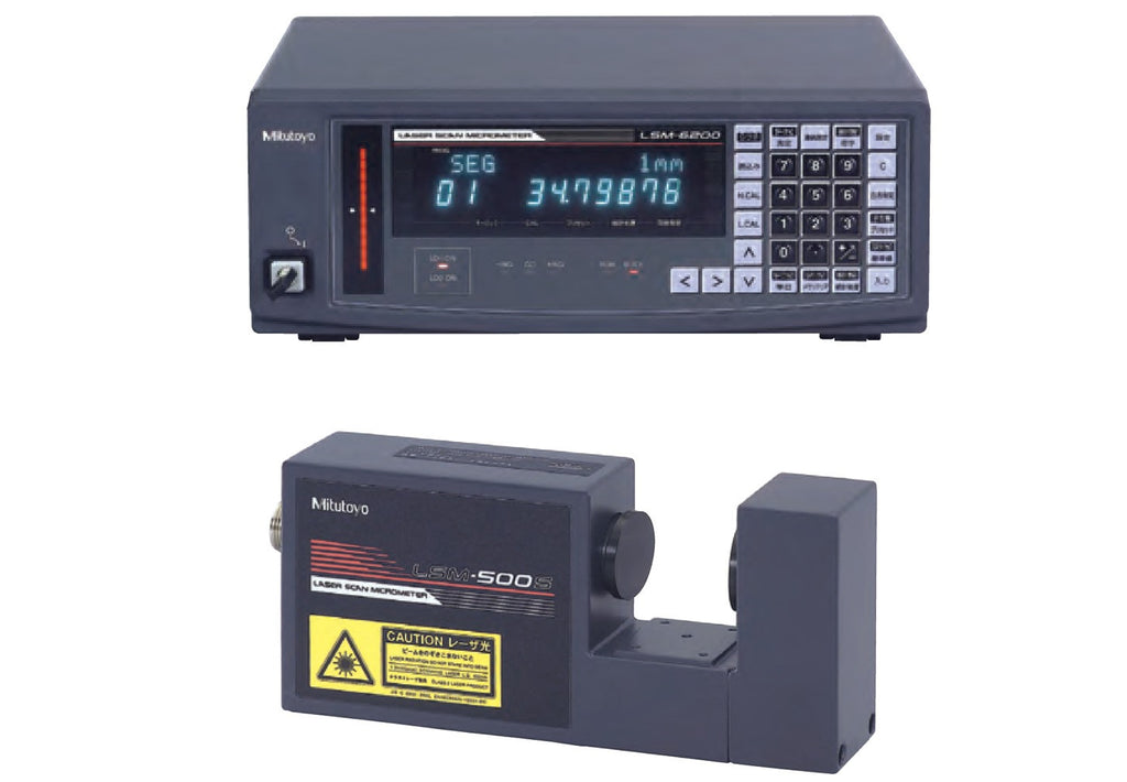 64PKA117 Mitutoyo Laser Scan Micrometer 500S & Display