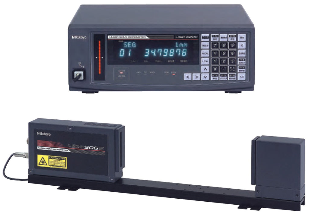 64PKA120 Mitutoyo Laser Scan Micrometer 506S & Display