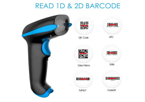 Wireless Image Barcode Scanner 1D & 2D Barcode Scanner GreatGages   
