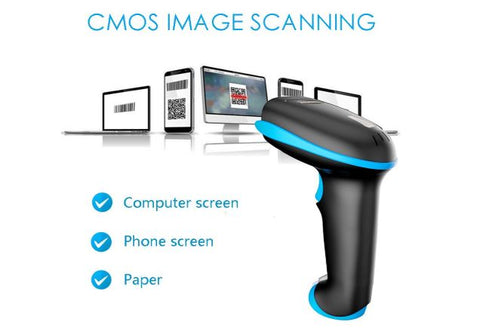 Wireless Image Barcode Scanner 1D & 2D Barcode Scanner GreatGages   