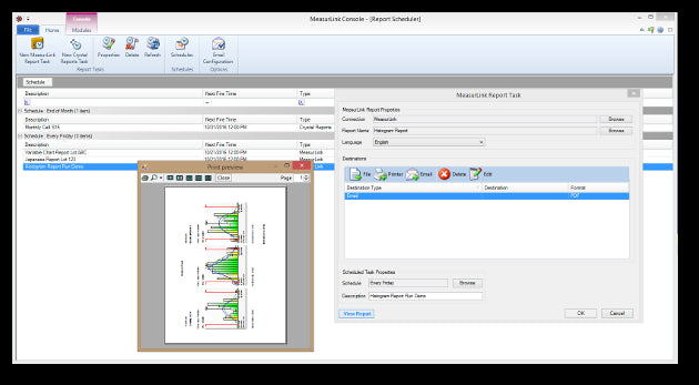 64AAB853 Mitutoyo MeasurLink SPC Report Scheduler Software SPC Software Mitutoyo   